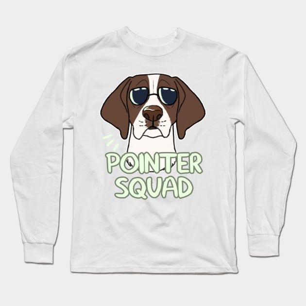 POINTER SQUAD (liver) Long Sleeve T-Shirt by mexicanine